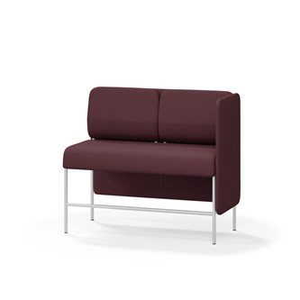 Adapt 120 sohva, matala selkänoja, sivupaneeli vasemmalla, ik 65, K 108