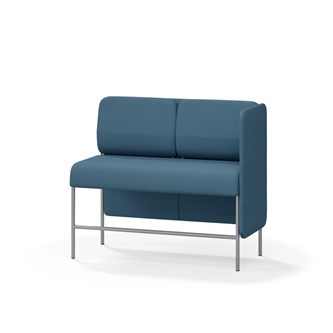 Adapt 120 sohva, matala selkänoja, sivupaneeli vasemmalla, ik 65, K 108