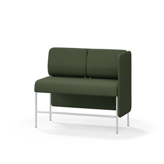 Adapt 120 sohva, matala selkänoja, sivupaneeli vasemmalla, ik 65, K 108