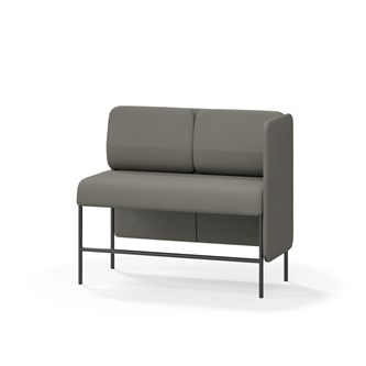 Adapt 120 sohva, matala selkänoja, sivupaneeli vasemmalla, ik 65, K 108