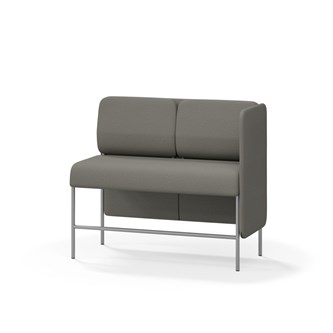 Adapt 120 sohva, matala selkänoja, sivupaneeli vasemmalla, ik 65, K 108