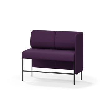 Adapt 120 sohva, matala selkänoja, sivupaneeli vasemmalla, ik 65, K 108