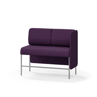 Adapt 120 sohva, matala selkänoja, sivupaneeli vasemmalla, ik 65, K 108
