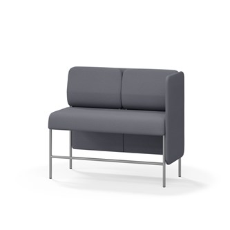 Adapt 120 sohva, matala selkänoja, sivupaneeli vasemmalla, ik 65, K 108