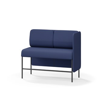 Adapt 120 sohva, matala selkänoja, sivupaneeli vasemmalla, ik 65, K 108