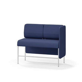 Adapt 120 sohva, matala selkänoja, sivupaneeli vasemmalla, ik 65, K 108