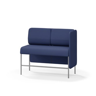 Adapt 120 sohva, matala selkänoja, sivupaneeli vasemmalla, ik 65, K 108