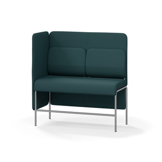Adapt 120 sohva, medium selkänoja, sivupaneeli oikealla, ik 65, K 128