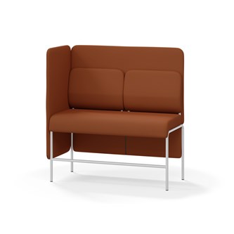 Adapt 120 sohva, medium selkänoja, sivupaneeli oikealla, ik 65, K 128