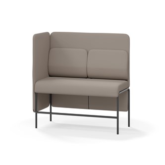 Adapt 120 sohva, medium selkänoja, sivupaneeli oikealla, ik 65, K 128