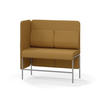 Adapt 120 sohva, medium selkänoja, sivupaneeli oikealla, ik 65, K 128