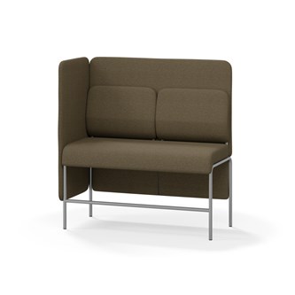 Adapt 120 sohva, medium selkänoja, sivupaneeli oikealla, ik 65, K 128