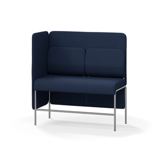 Adapt 120 sohva, medium selkänoja, sivupaneeli oikealla, ik 65, K 128