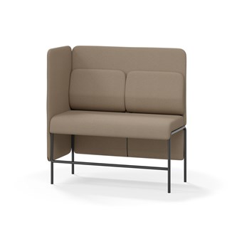 Adapt 120 sohva, medium selkänoja, sivupaneeli oikealla, ik 65, K 128