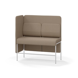 Adapt 120 sohva, medium selkänoja, sivupaneeli oikealla, ik 65, K 128