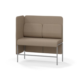 Adapt 120 sohva, medium selkänoja, sivupaneeli oikealla, ik 65, K 128
