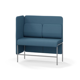 Adapt 120 sohva, medium selkänoja, sivupaneeli oikealla, ik 65, K 128