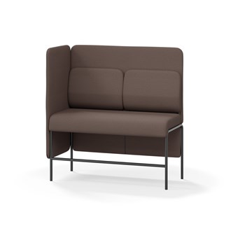 Adapt 120 sohva, medium selkänoja, sivupaneeli oikealla, ik 65, K 128