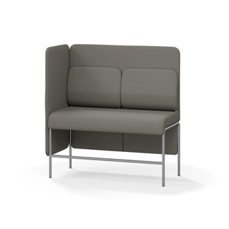 Adapt 120 sohva, medium selkänoja, sivupaneeli oikealla, ik 65, K 128