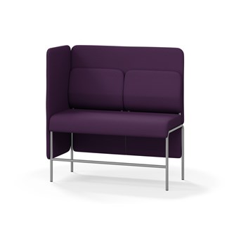 Adapt 120 sohva, medium selkänoja, sivupaneeli oikealla, ik 65, K 128