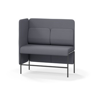 Adapt 120 sohva, medium selkänoja, sivupaneeli oikealla, ik 65, K 128