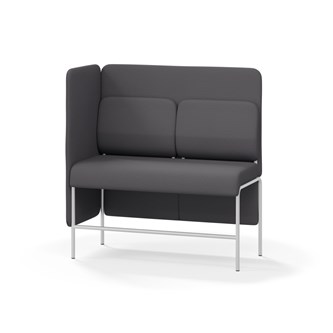 Adapt 120 sohva, medium selkänoja, sivupaneeli oikealla, ik 65, K 128