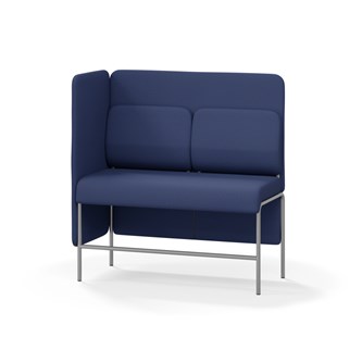 Adapt 120 sohva, medium selkänoja, sivupaneeli oikealla, ik 65, K 128