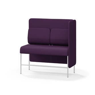 Adapt 120 sohva, medium selkänoja, sivupaneeli vasemmalla, ik 65, K 128