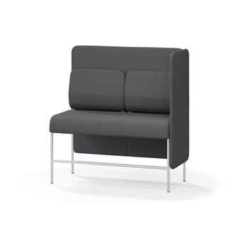 Adapt 120 sohva, medium selkänoja, sivupaneeli vasemmalla, ik 65, K 128