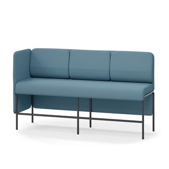 Adapt 180 sohva, matala selkänoja, sivupaneeli oikealla, ik 65, K 108