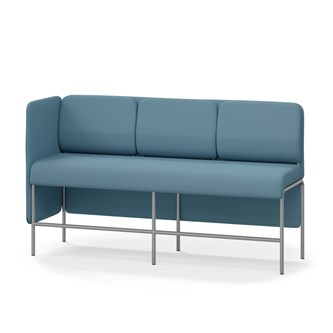 Adapt 180 sohva, matala selkänoja, sivupaneeli oikealla, ik 65, K 108