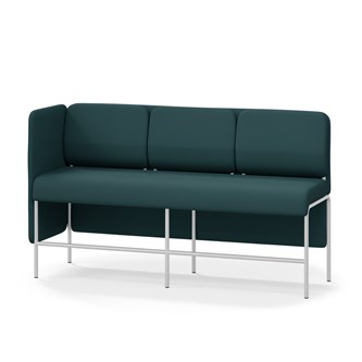 Adapt 180 sohva, matala selkänoja, sivupaneeli oikealla, ik 65, K 108