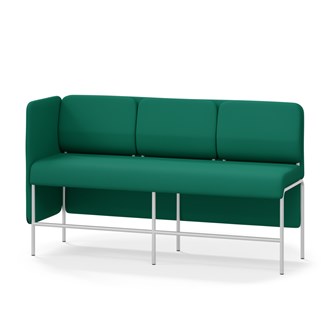 Adapt 180 sohva, matala selkänoja, sivupaneeli oikealla, ik 65, K 108