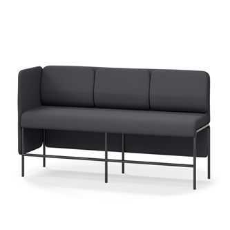 Adapt 180 sohva, matala selkänoja, sivupaneeli oikealla, ik 65, K 108