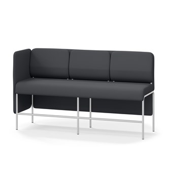 Adapt 180 sohva, matala selkänoja, sivupaneeli oikealla, ik 65, K 108