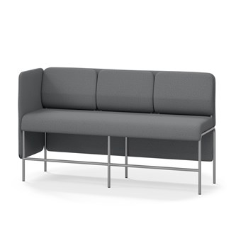 Adapt 180 sohva, matala selkänoja, sivupaneeli oikealla, ik 65, K 108