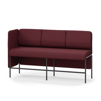 Adapt 180 sohva, matala selkänoja, sivupaneeli oikealla, ik 65, K 108