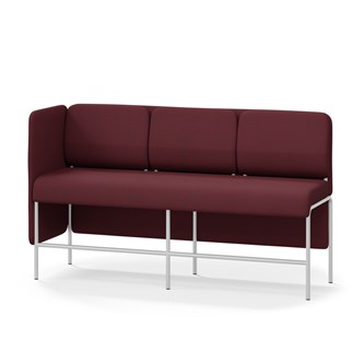 Adapt 180 sohva, matala selkänoja, sivupaneeli oikealla, ik 65, K 108