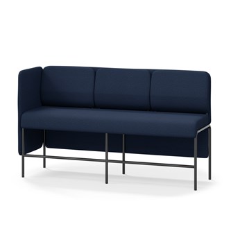 Adapt 180 sohva, matala selkänoja, sivupaneeli oikealla, ik 65, K 108