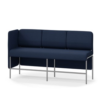 Adapt 180 sohva, matala selkänoja, sivupaneeli oikealla, ik 65, K 108