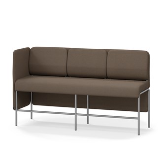 Adapt 180 sohva, matala selkänoja, sivupaneeli oikealla, ik 65, K 108