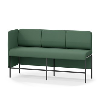 Adapt 180 sohva, matala selkänoja, sivupaneeli oikealla, ik 65, K 108