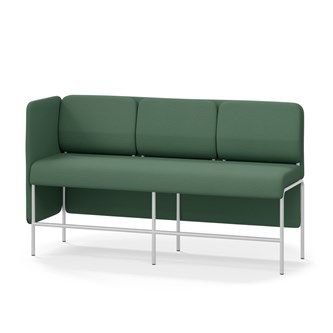 Adapt 180 sohva, matala selkänoja, sivupaneeli oikealla, ik 65, K 108