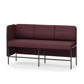 Adapt 180 sohva, matala selkänoja, sivupaneeli oikealla, ik 65, K 108