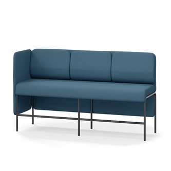 Adapt 180 sohva, matala selkänoja, sivupaneeli oikealla, ik 65, K 108