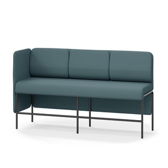 Adapt 180 sohva, matala selkänoja, sivupaneeli oikealla, ik 65, K 108