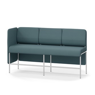 Adapt 180 sohva, matala selkänoja, sivupaneeli oikealla, ik 65, K 108