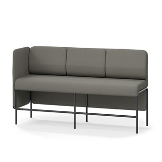Adapt 180 sohva, matala selkänoja, sivupaneeli oikealla, ik 65, K 108