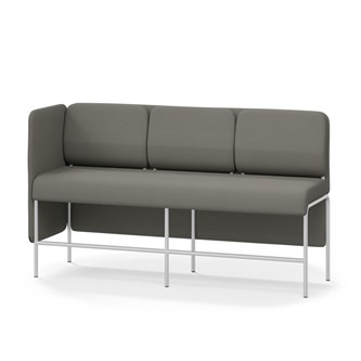 Adapt 180 sohva, matala selkänoja, sivupaneeli oikealla, ik 65, K 108