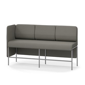Adapt 180 sohva, matala selkänoja, sivupaneeli oikealla, ik 65, K 108